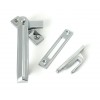 Locking Art Deco Fastener - LH - Polished Chrome