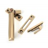Locking Art Deco Fastener - LH - Polished Bronze
