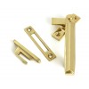 Locking Art Deco Fastener - RH - Polished Brass