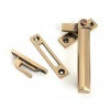 Locking Art Deco Fastener - RH - Polished Bronze