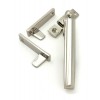Night-Vent Locking Art Deco Fastener - Polished Nickel