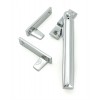 Night-Vent Locking Art Deco Fastener - Polished Chrome