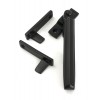 Night-Vent Locking Art Deco Fastener - Aged Bronze
