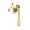 Night-Vent Locking Newbury Fastener (Steel Window) - Polished Brass