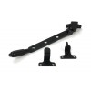 8" Reeded Stay (Steel Window) - Matt Black