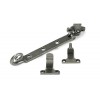 8" Monkeytail Stay (Steel Window) - Pewter Patina