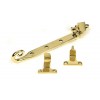 8" Monkeytail Stay (Steel Window) - Polished Brass