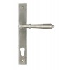 Reeded Slimline Lever Espag. Lock Set - Satin Marine SS (316)
