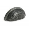 Hammered Regency Drawer Pull - Pewter Patina