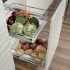 Pull out vegetable basket with soft clos