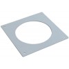 Flat Round Wall Plate 102mmdia