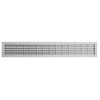 Vent Grill 480x80mm - Silver Matt