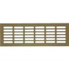 Vent Grill Silver 500x100mm