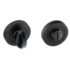 Insignia Bathroom Thumbturn & Release Set - Black (Zinc)