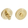 Insignia Bathroom Thumbturn & Release Set - Satin Brass (Zinc)