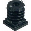 Square Plug Black M10 30x30mm