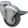 Swivel Cast 80mm W Brk Ral9006