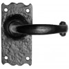 Wessex Lever Latch Door Handle Set - Black 