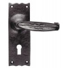 Carlisle Traditional Ludlow Lever Lock Handle Set - Black