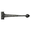 Kirkpatrick - 12" T Hinge Antique Black (pair) 814