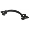 Fleur De Lys Pull Handle 108mm - Black