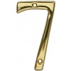 Carlisle Numeral 7 Polished Brass