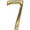 Carlisle Numeral 7 Polished Brass