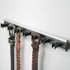 W/robe belt rack 432mm Silv/Black