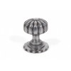Small Cabinet Knob (with base) - Natural Smooth 