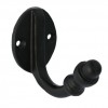 Acorn Coat Hook  - Black