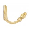 Acorn Coat Hook  - Polished Brass