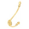 Acorn Hat & Coat Hook - Polished Brass