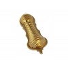 Beehive Escutcheon with Cover - Polished Brass 