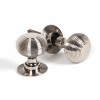 Beehive Mortice/Rim Knobs - Polished Nickel 