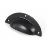 4" Plain Drawer Pull - Black