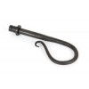Shepherds Crook Curtain Finial (pair) - Beeswax