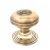 Prestbury Centre Door Knob - Aged Brass 