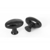 Oval Cabinet Knob - Black