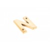 Letter N - Polished Brass