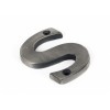 Letter S - Antique Pewter