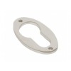 Period Oval Euro Escutcheon - Polished Nickel