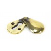 Plain Covered Escutcheon - Aged Brass