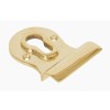 Euro Door Pull - Polished Brass 