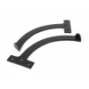 8 1/2" Quadrant Stay (pair) - Black