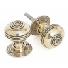 Small Prestbury Mortice/Rim Knob Sets - Aged Brass 