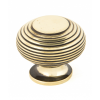 Beehive Cabinet Knob 40mm - Aged Brass 