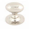 Oval Cabinet Knob 40mm - Polished Nickel 