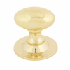 Oval Cabinet Knob 33mm - Polished Brass 