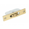 Square Ended Sash Pulley - Polished Brass