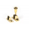 Brompton Brighton Fastener (Radiused) - Aged Brass